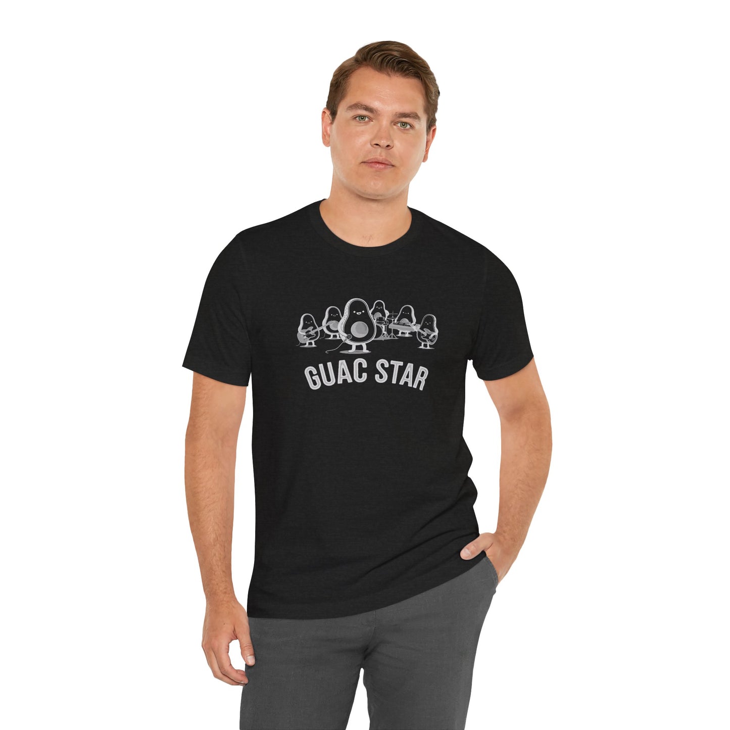 Guac Star Dark Unisex Jersey Short Sleeve Tee