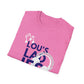 Lou's Ladies (Blue logo) Softstyle T-Shirt