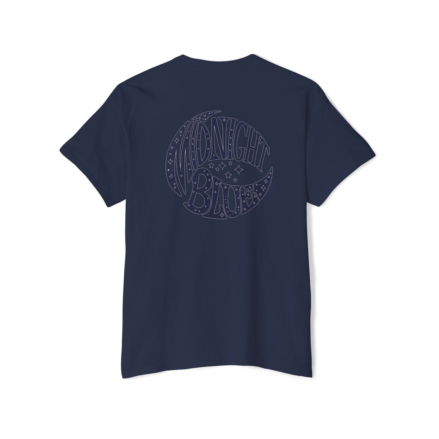 Midnight Blue Moon Unisex Heavy Cotton Pocket Tee