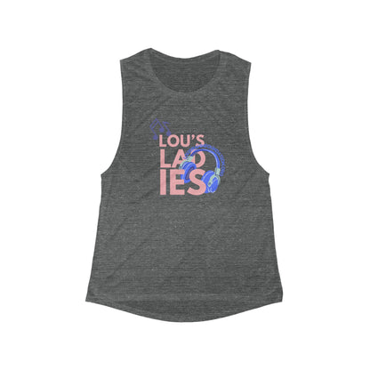 Lou's Ladies Flowy Scoop Muscle Tank