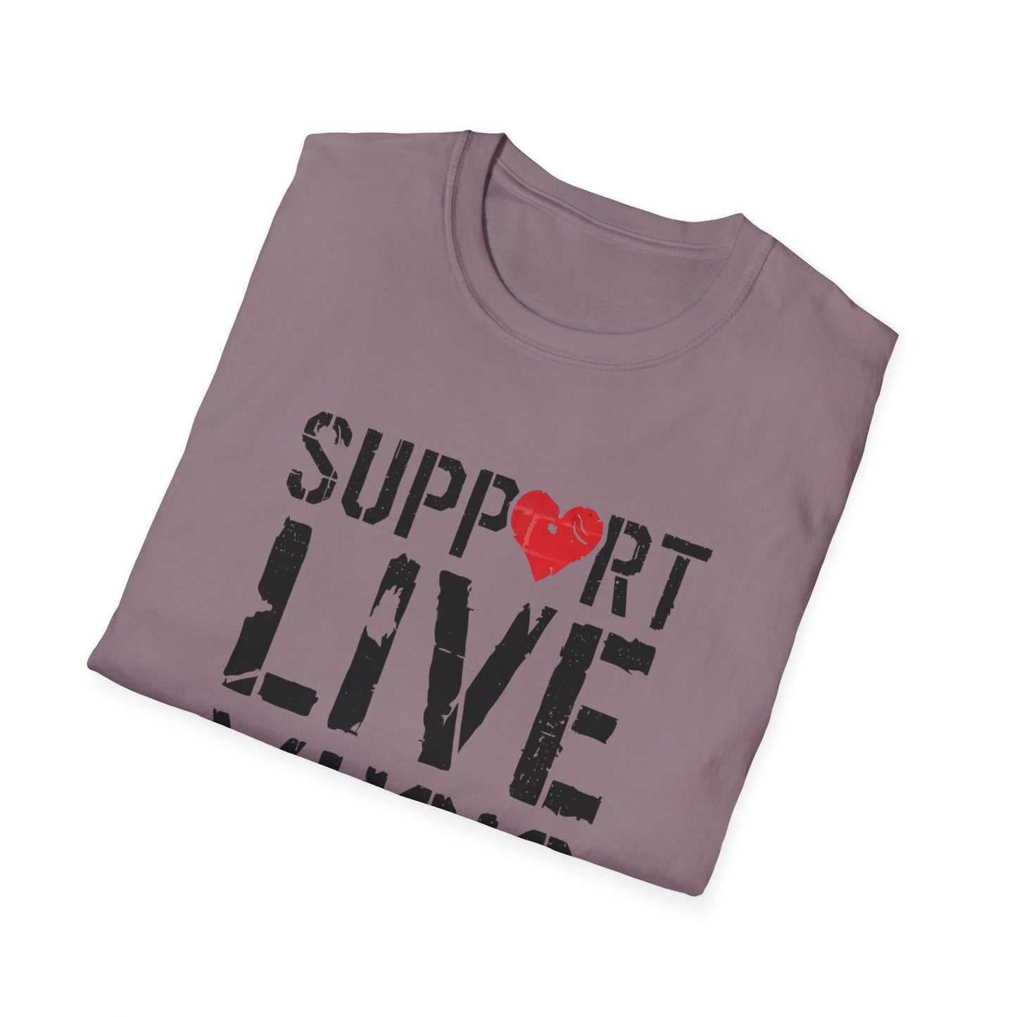 Support Live Music - Unisex Softstyle T-Shirt