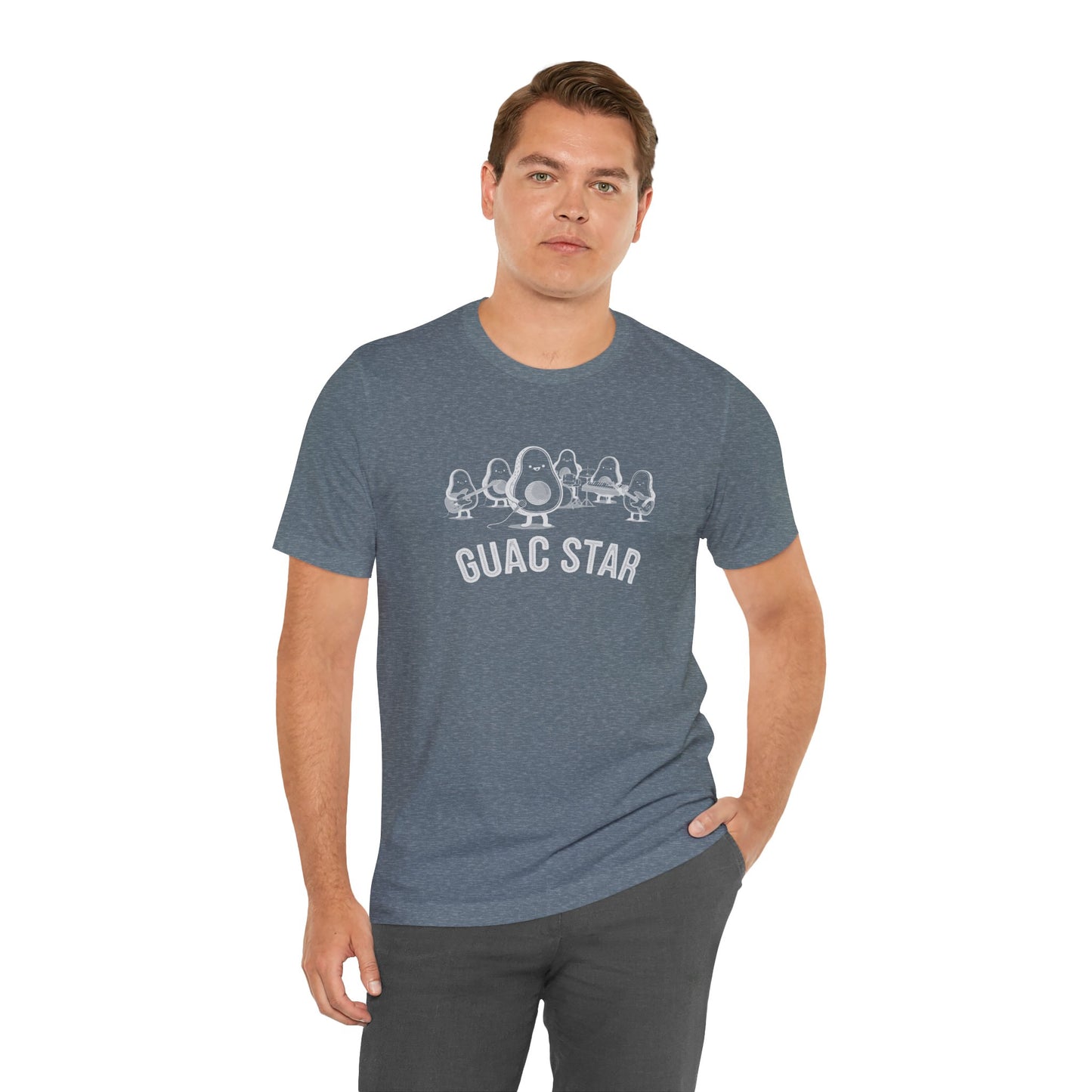 Guac Star Dark Unisex Jersey Short Sleeve Tee