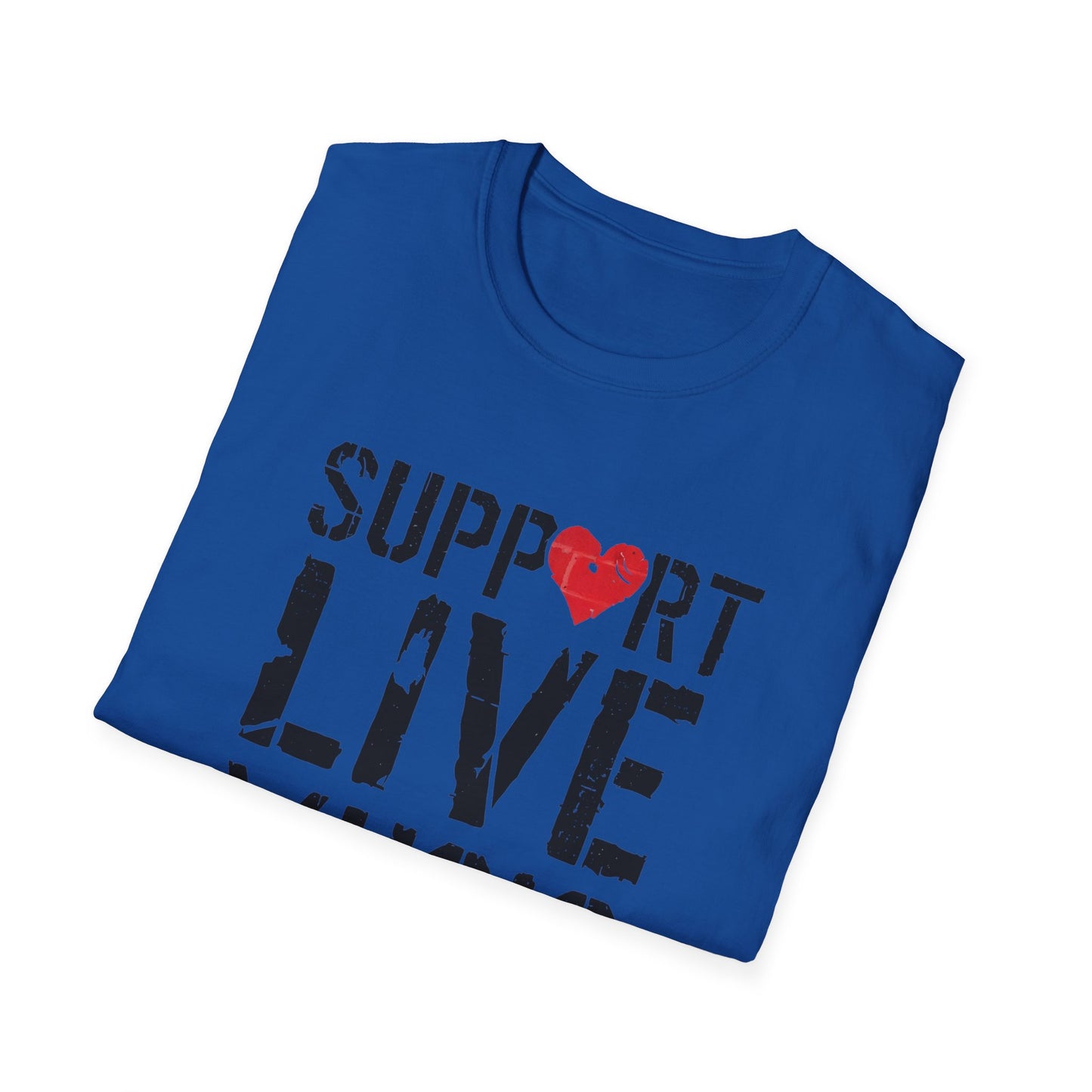 Support Live Music - Unisex Softstyle T-Shirt