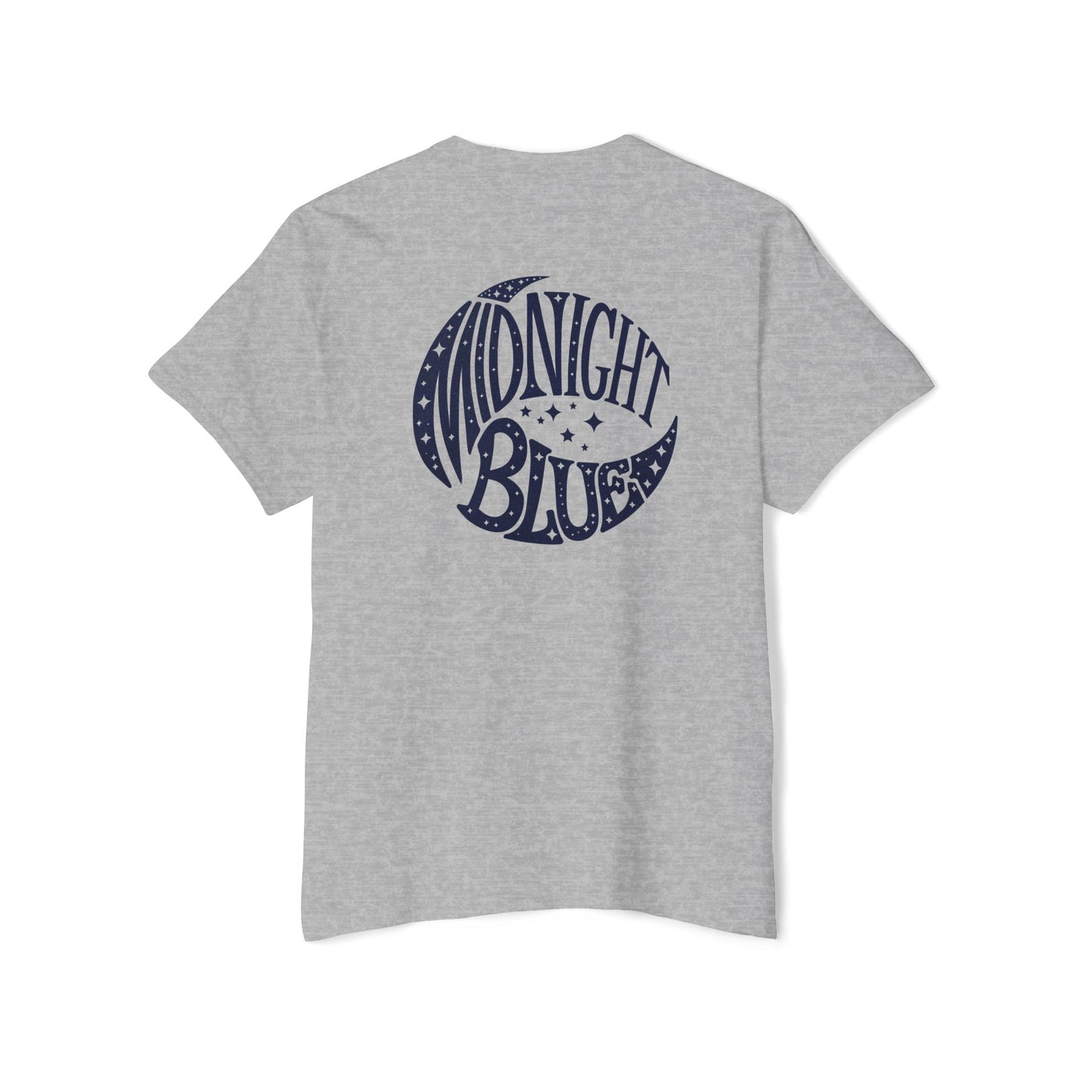 Midnight Blue Moon Unisex Heavy Cotton Pocket Tee