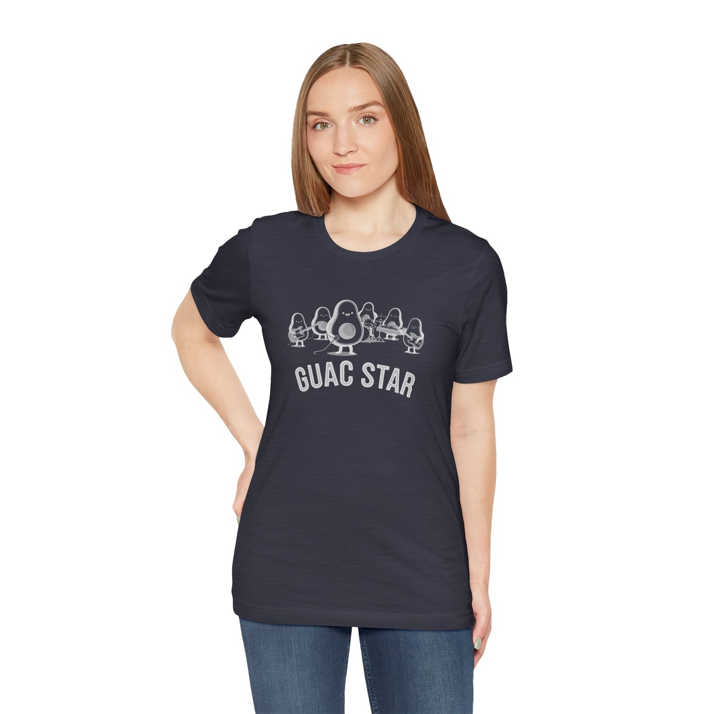 Guac Star Dark Unisex Jersey Short Sleeve Tee