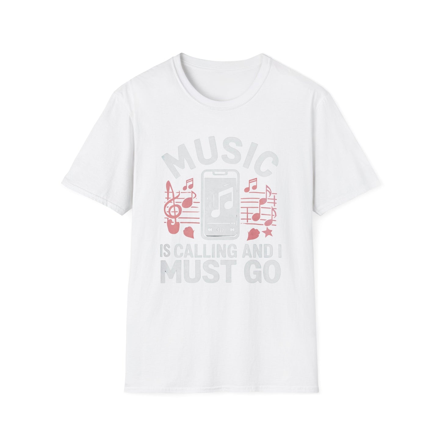 Music Is Calling Unisex Softstyle T-Shirt