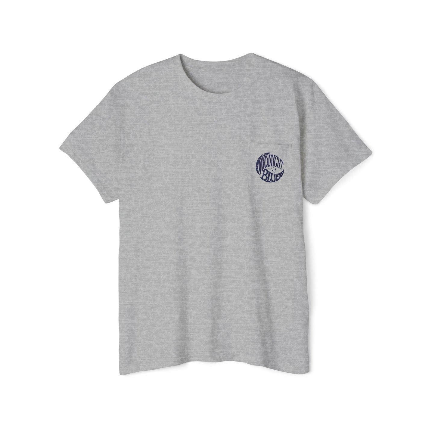 Midnight Blue Moon Unisex Heavy Cotton Pocket Tee