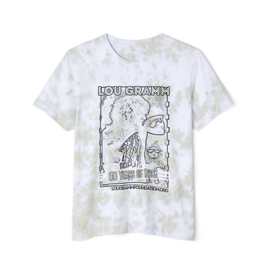 2024 50 Years of Rock Lou Gramm Unisex FWD Fashion Tie-Dyed T-Shirt