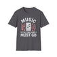 Music Is Calling Unisex Softstyle T-Shirt