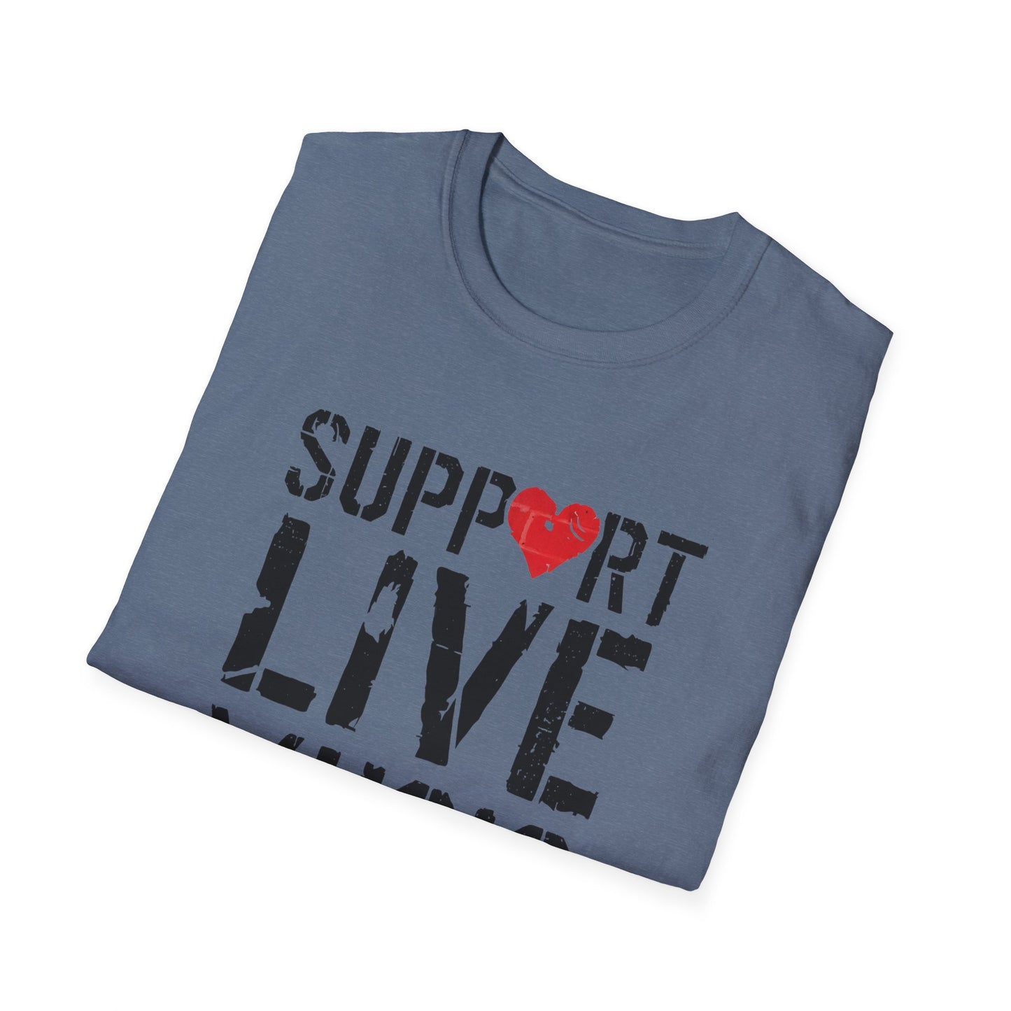 Support Live Music - Unisex Softstyle T-Shirt