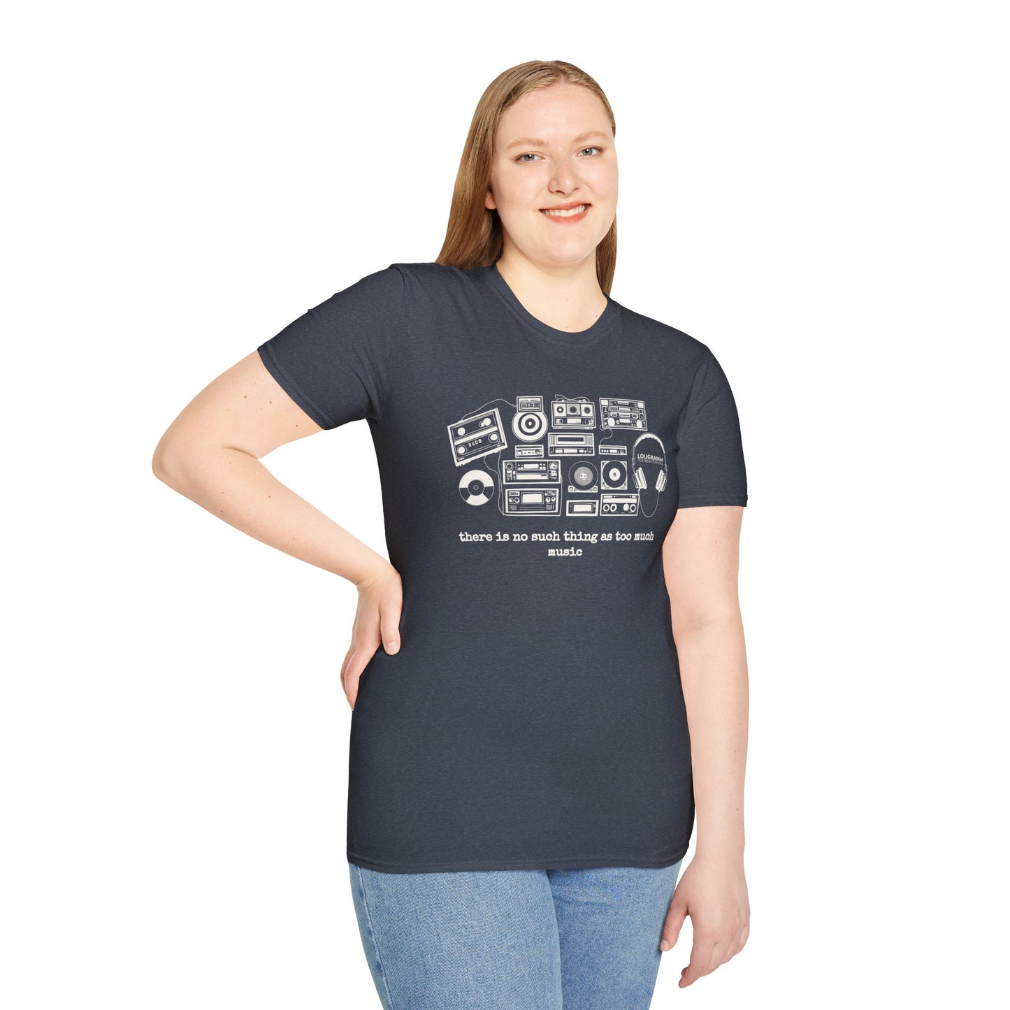 There is no such thing as too Much Music Unisex Softstyle T-Shirt