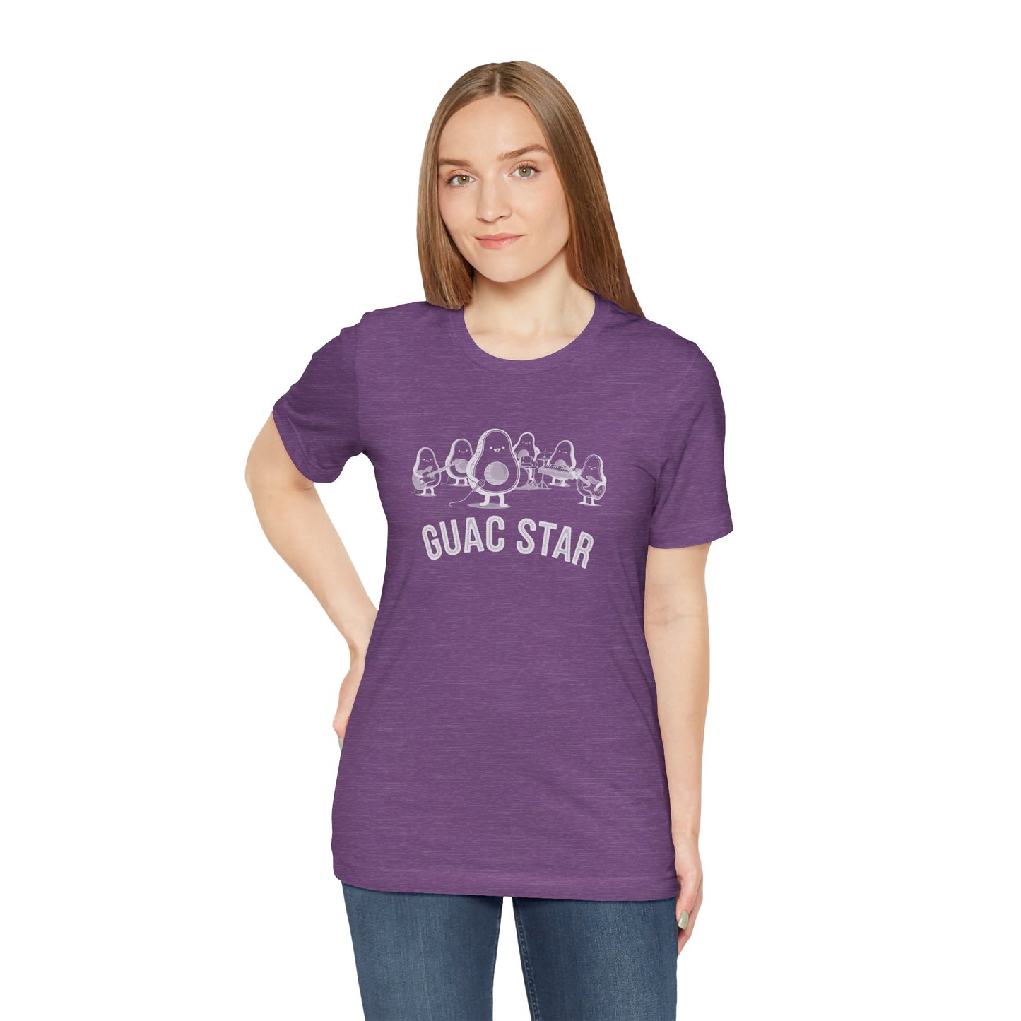 Guac Star Dark Unisex Jersey Short Sleeve Tee