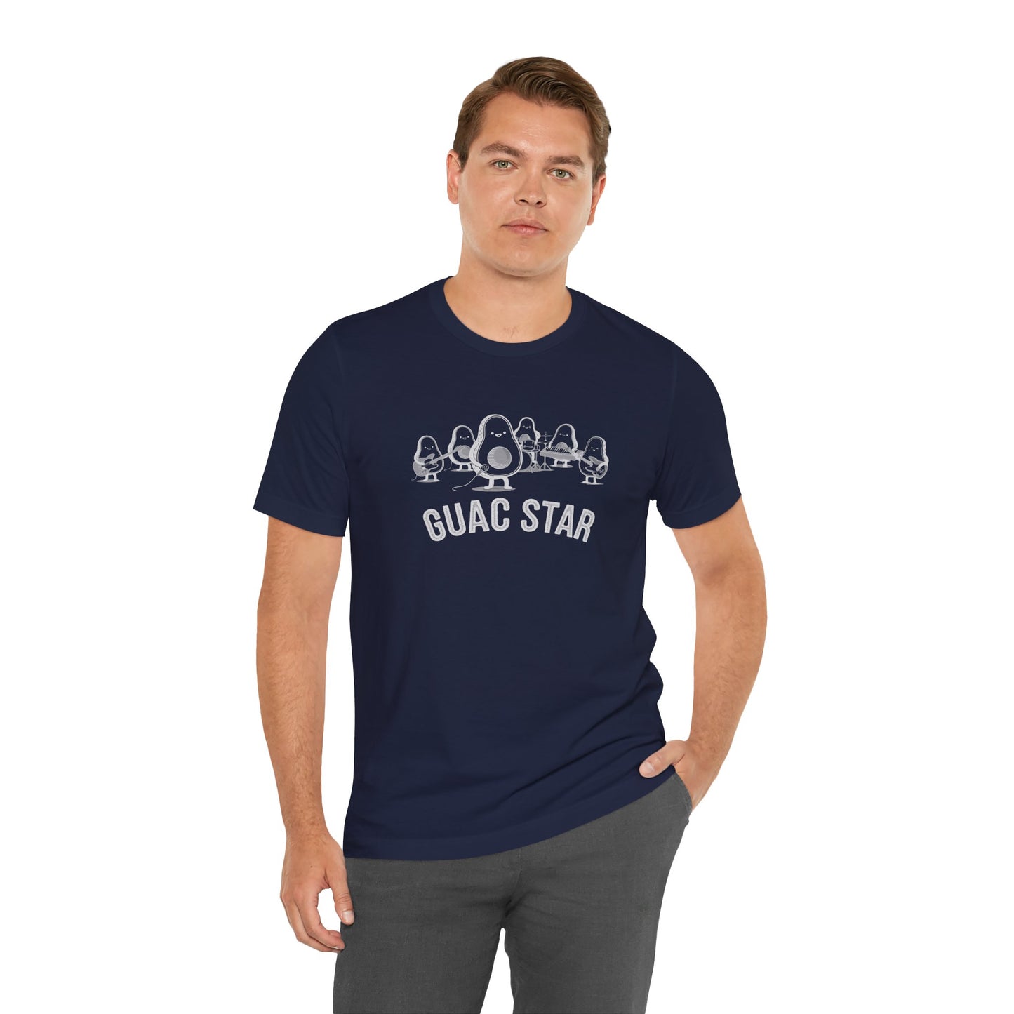 Guac Star Dark Unisex Jersey Short Sleeve Tee