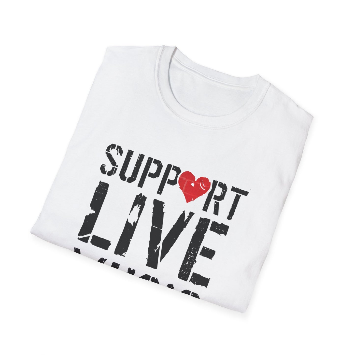 Support Live Music - Unisex Softstyle T-Shirt