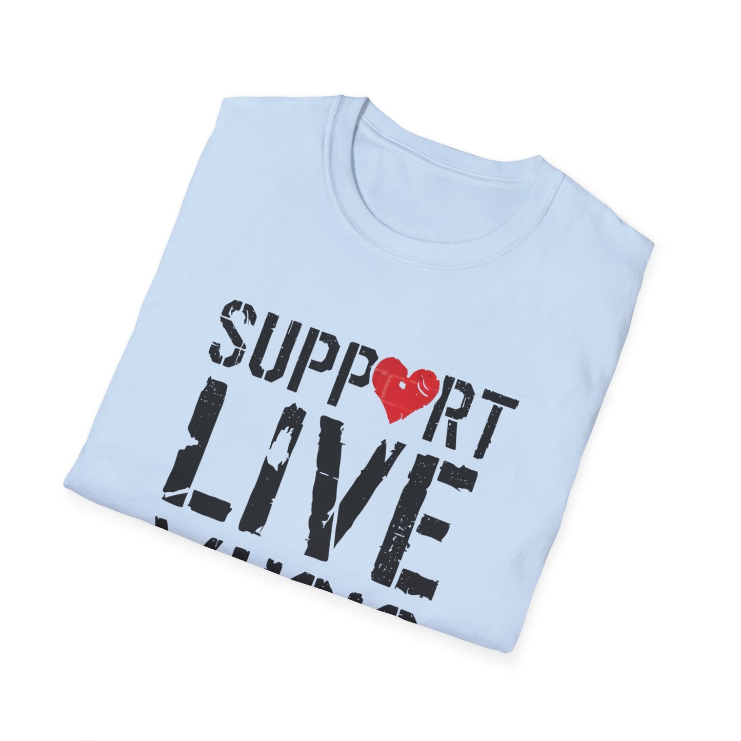 Support Live Music - Unisex Softstyle T-Shirt