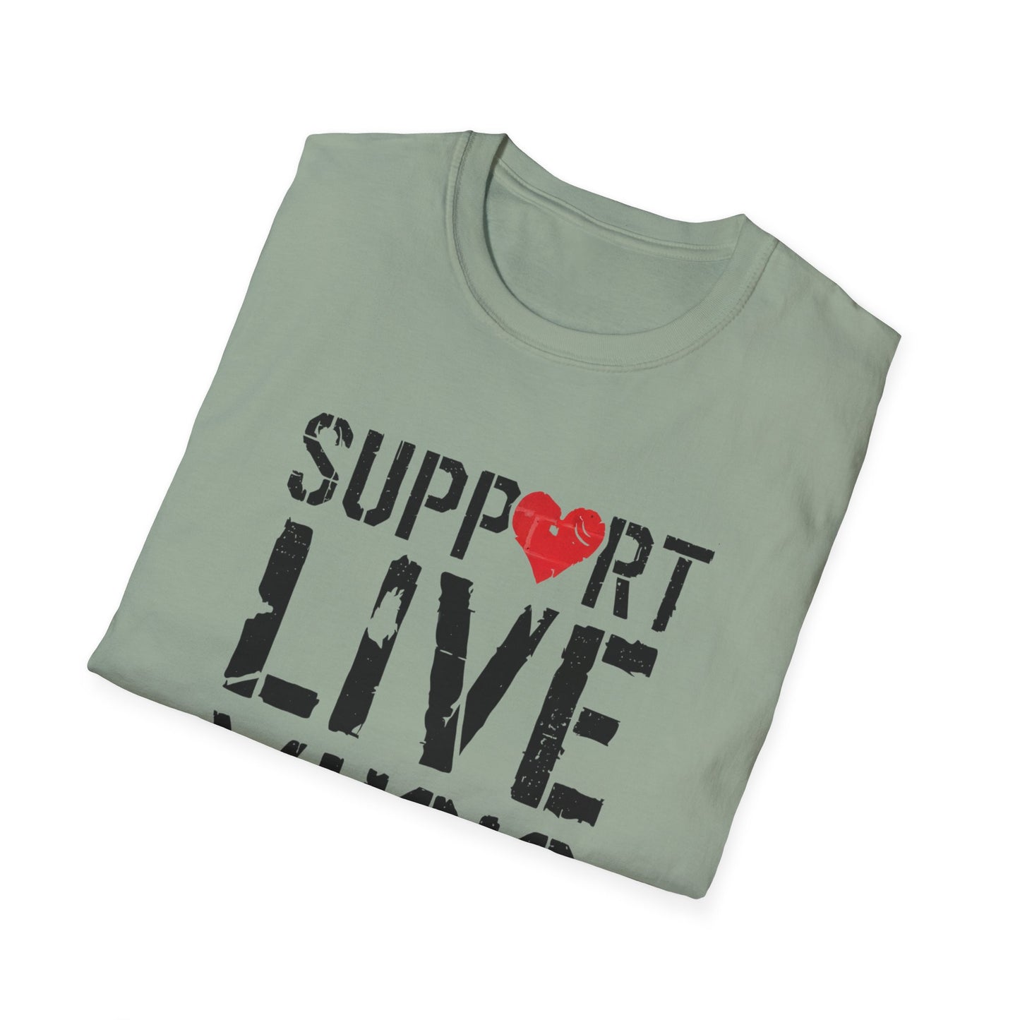 Support Live Music - Unisex Softstyle T-Shirt