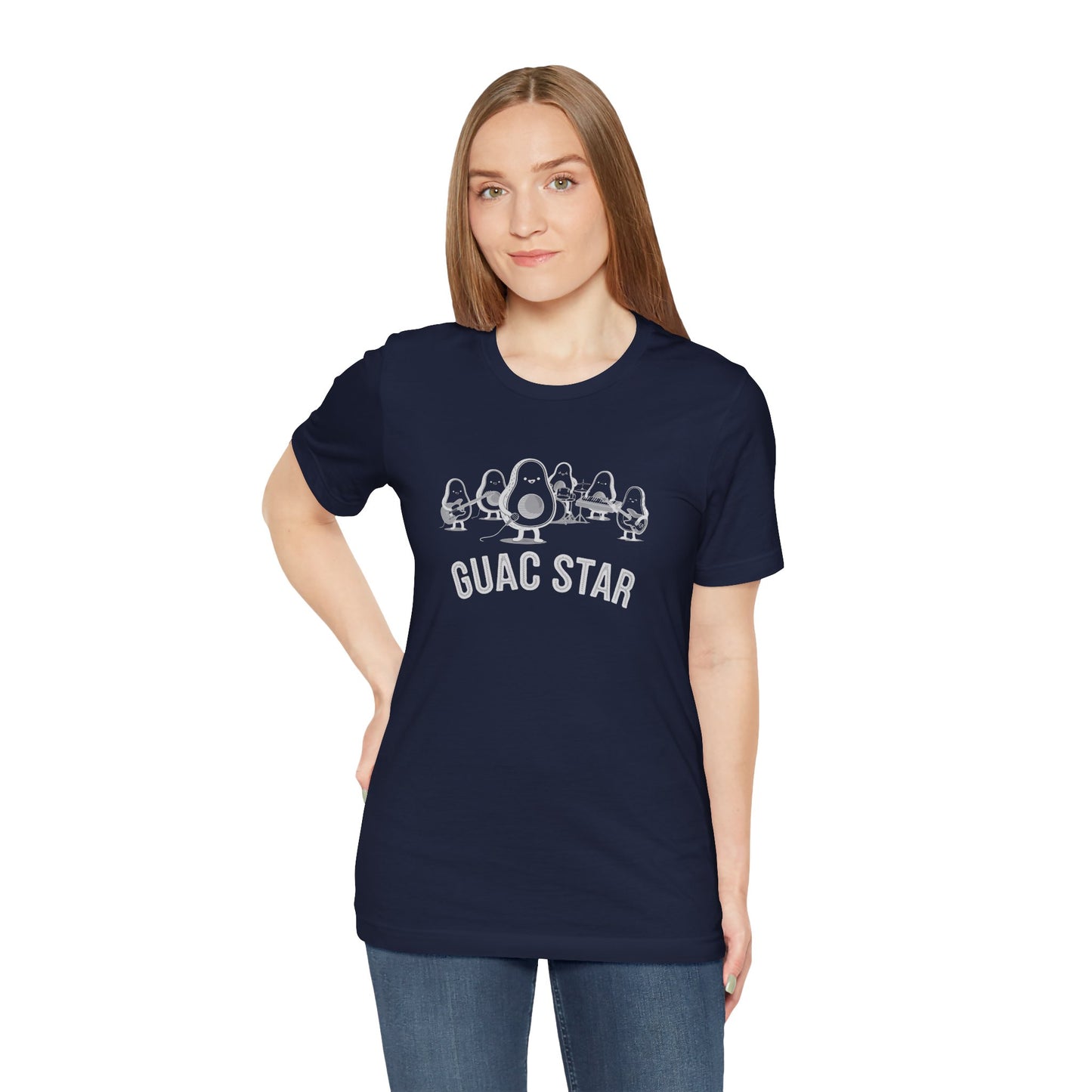 Guac Star Dark Unisex Jersey Short Sleeve Tee