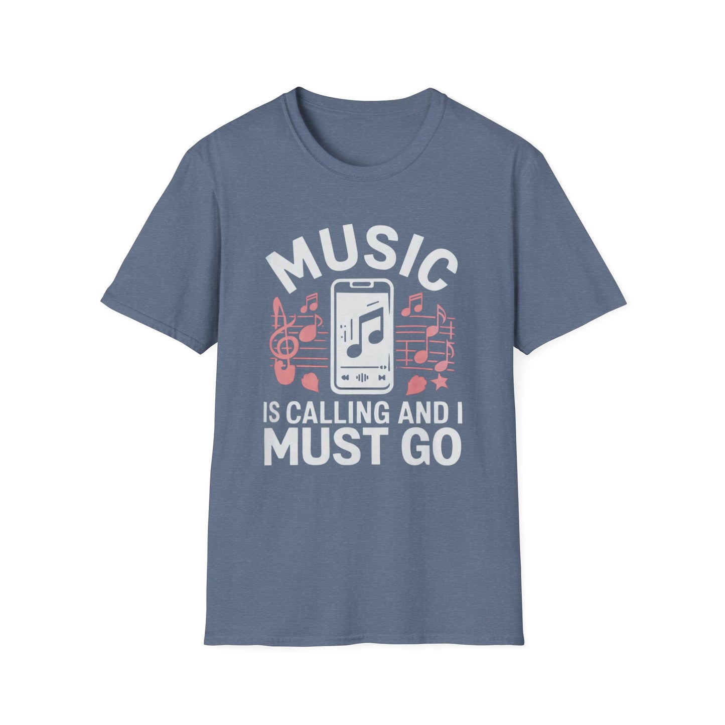 Music Is Calling Unisex Softstyle T-Shirt