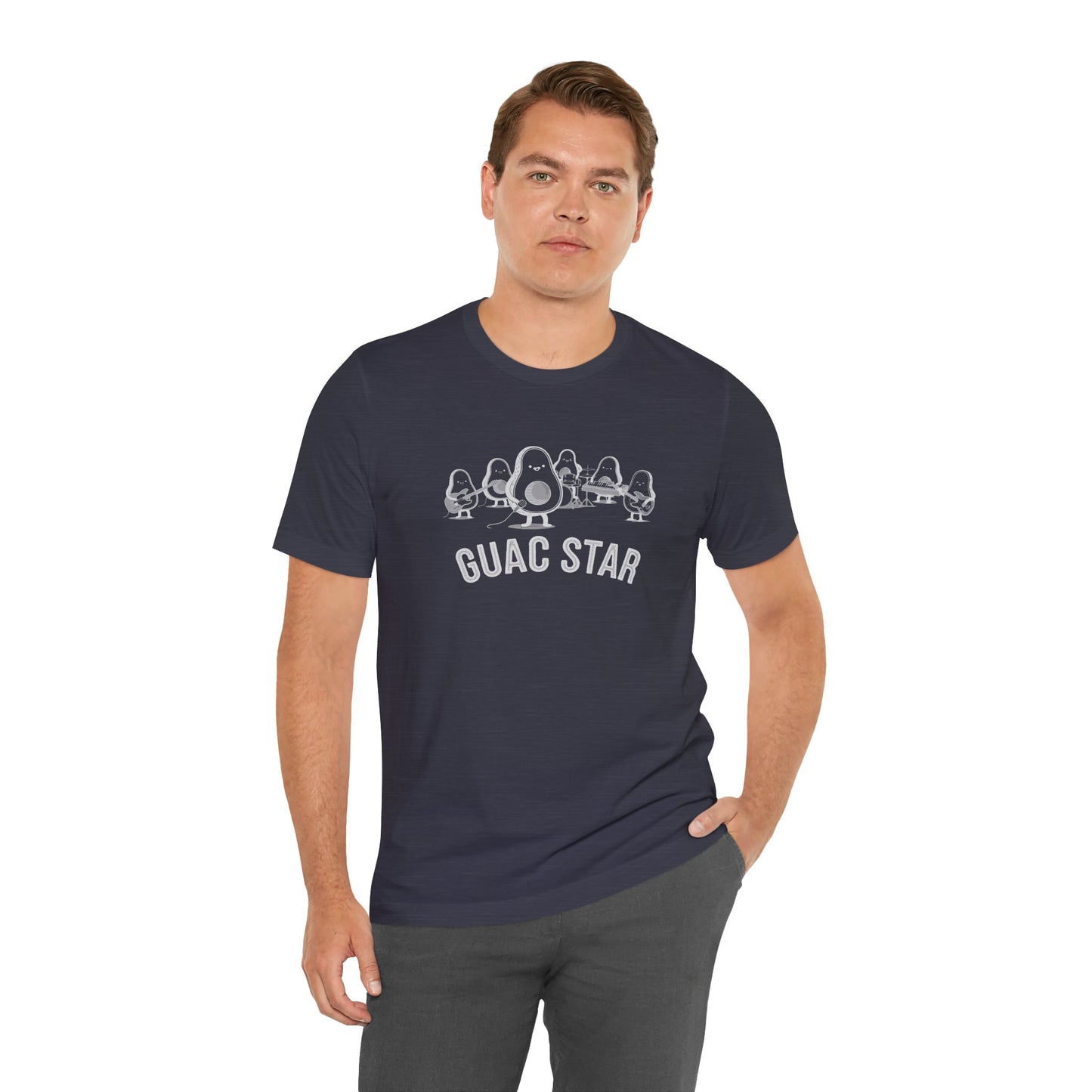 Guac Star Dark Unisex Jersey Short Sleeve Tee