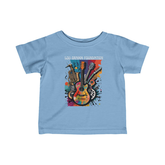 Lou's littlest fan - Baby/Toddler sized Music Matters shirt