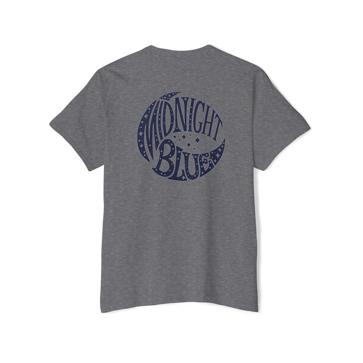 Midnight Blue Moon Unisex Heavy Cotton Pocket Tee