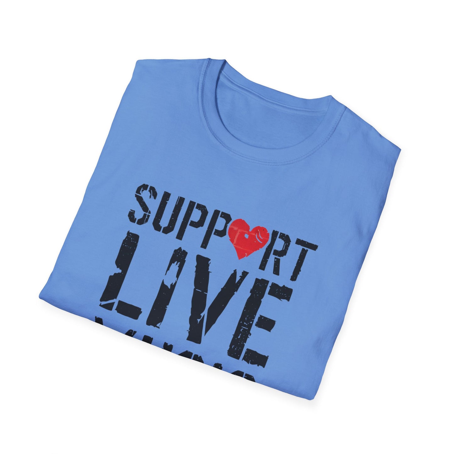 Support Live Music - Unisex Softstyle T-Shirt